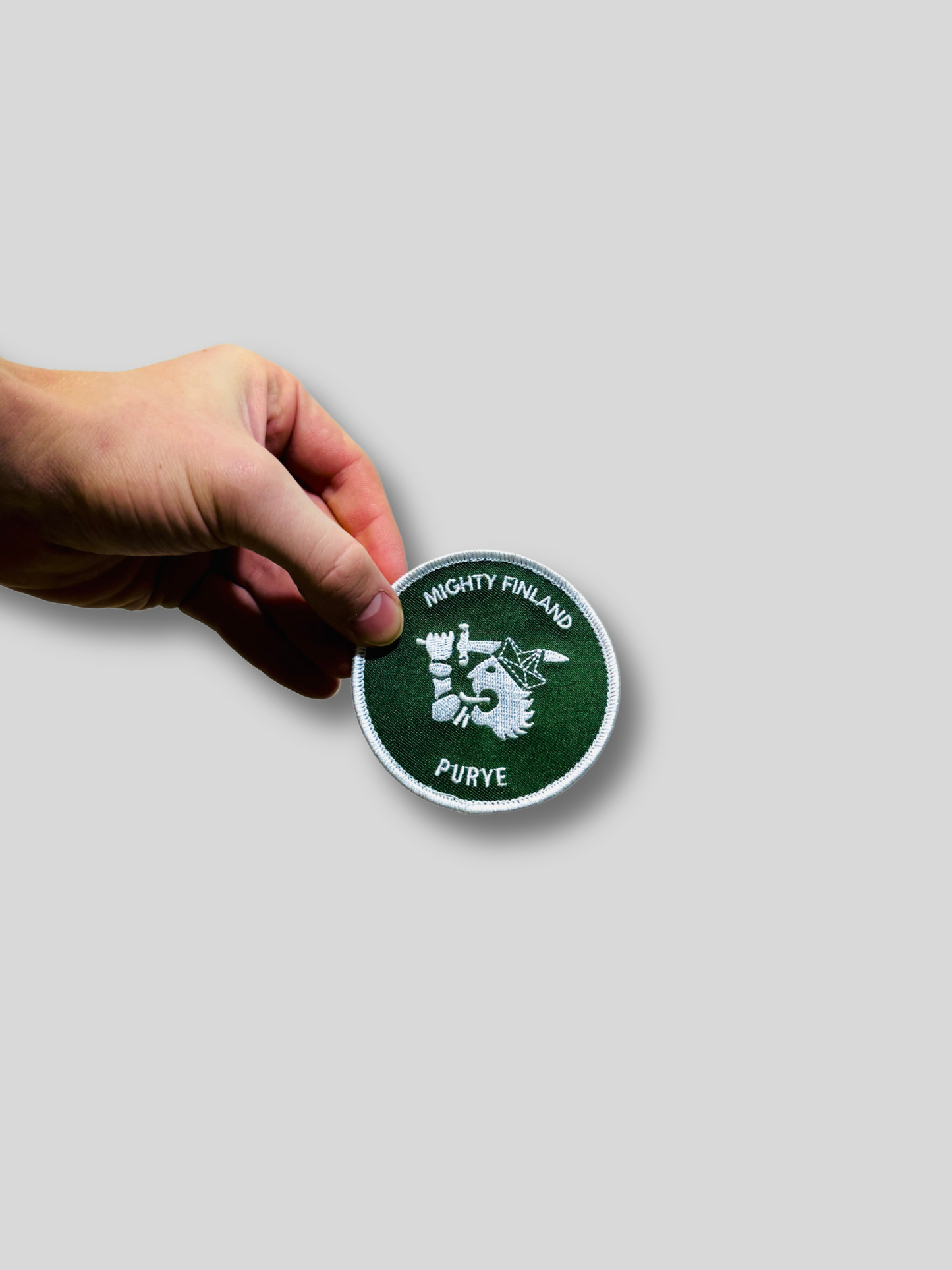 PURYE x Mighty Finland Velcro-sticker